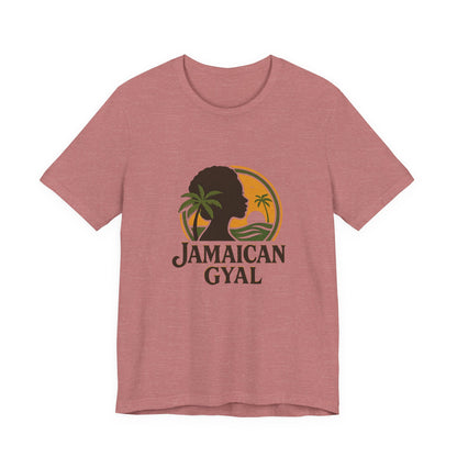 Jamaican Gyal Tee, Caribbean Vibe T-Shirt, Unisex Summer Shirt, Gift for Her, Tropical Style Apparel