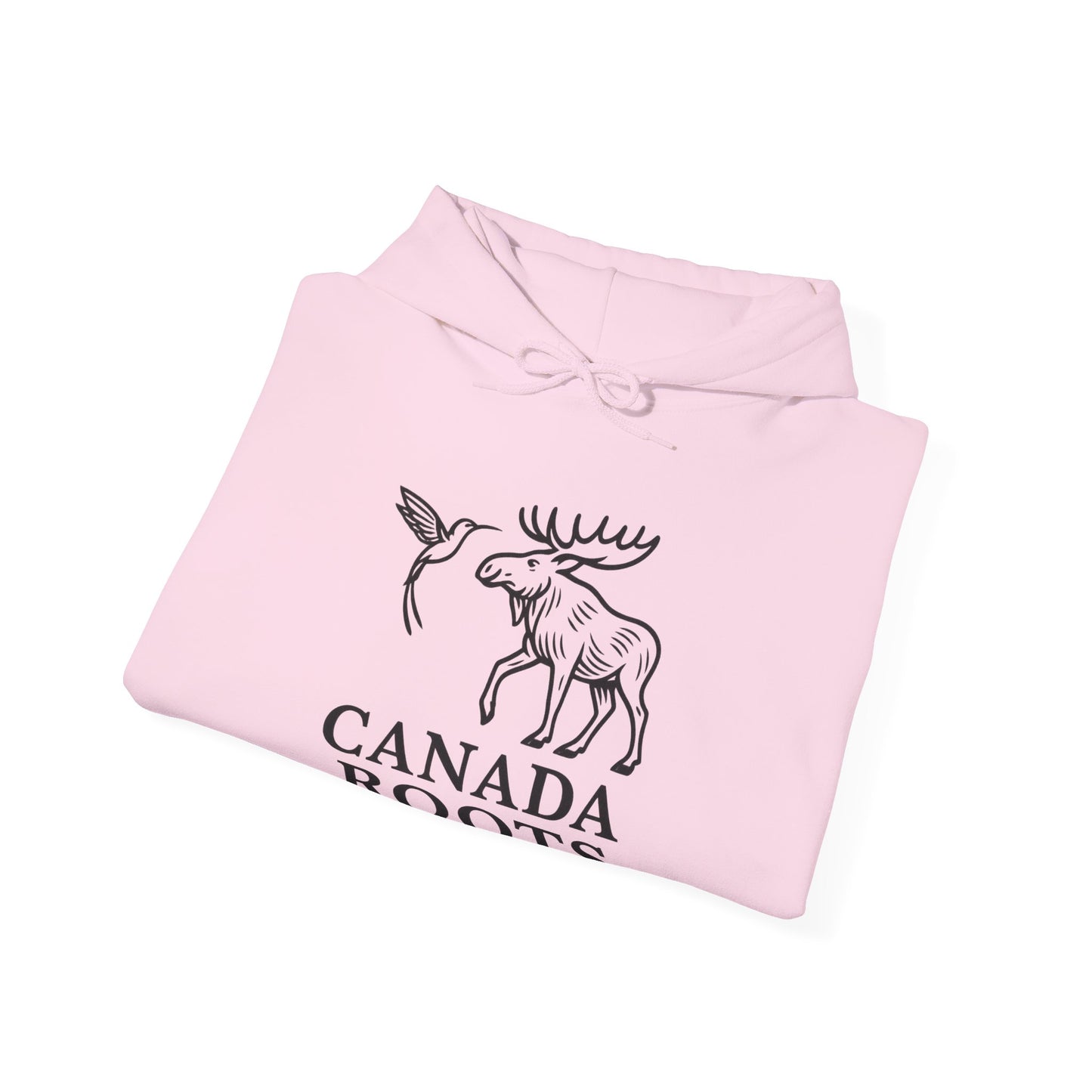 Canada Roots Hoodie — Moose & Hummingbird Graphic Pullover