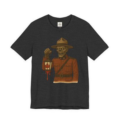 Halloween Horror Graphic Tee, Unisex Short Sleeve Shirt, Spooky Costume, Retro Graphic, Perfect for Halloween Parties, Dark Humor Apparel