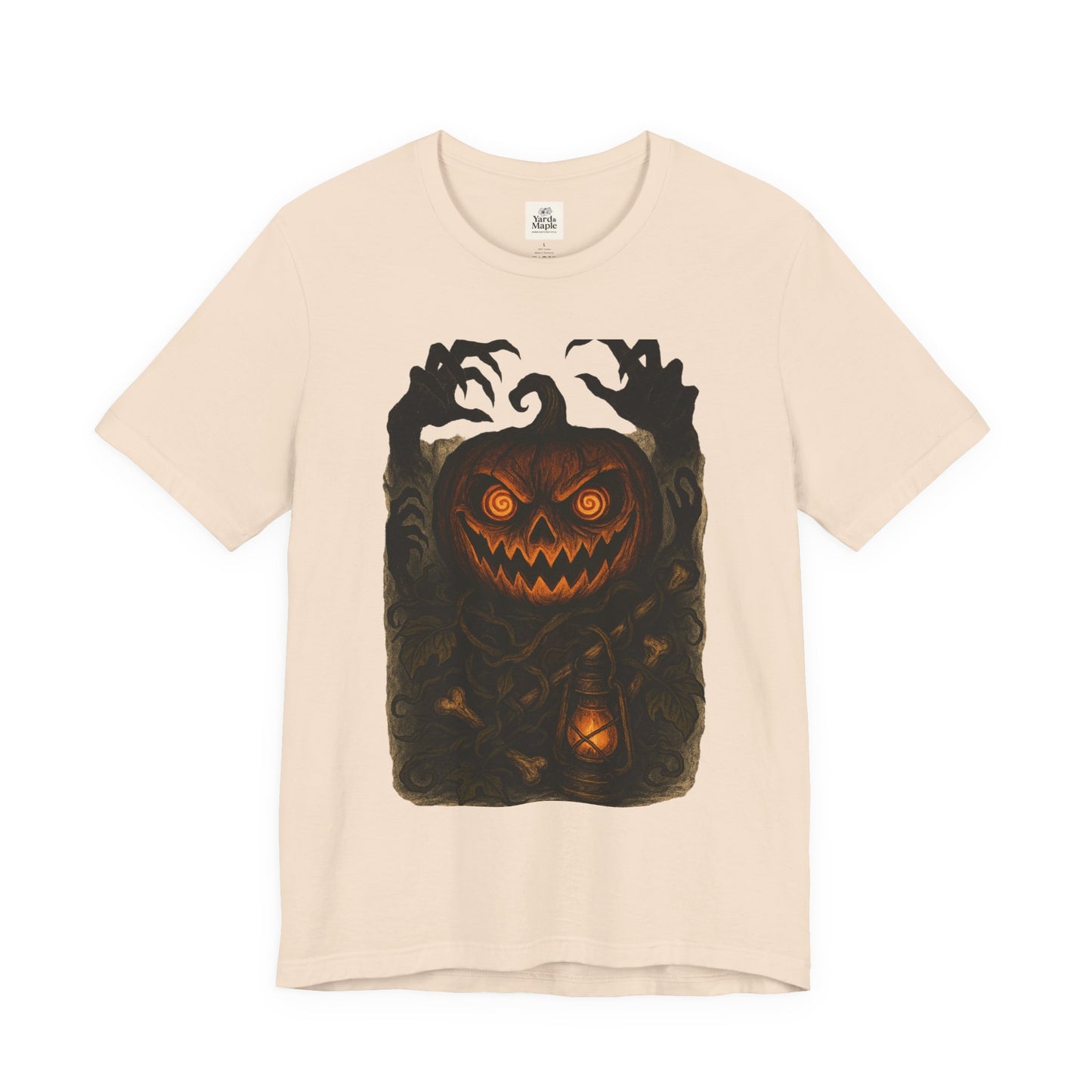 Halloween Pumpkin Tee, Unisex Jersey Short Sleeve Shirt, Fall Festival Apparel, Spooky T-Shirt, Trick or Treat Gift, Autumn Vibes