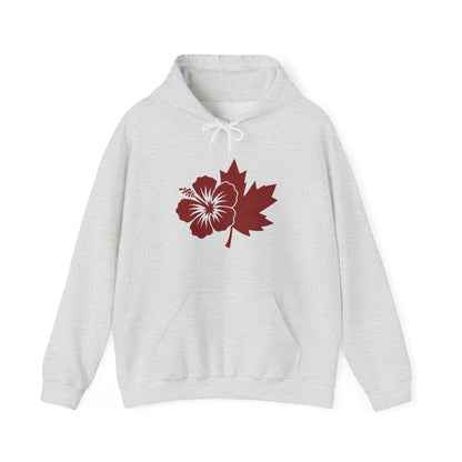 Maple & Hibiscus Hoodie — Yard & Maple Logo Cozy Pullover