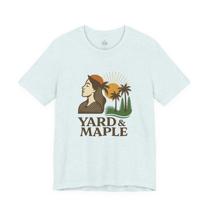 Yard & Maple Graphic Tee, Nature Inspired Unisex Shirt, Outdoor Lover Gift, Summer Vibes, Casual Wear, Vacation Essentials