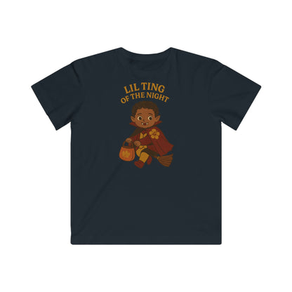 Kids Halloween Tee, Lil Ting of the Night Shirt, Spooky Costume, Autumn Apparel, Trick or Treat Shirt, Fun Kids Clothing