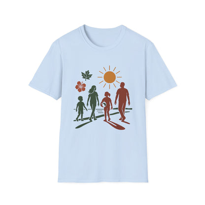 Family Beach Day Unisex T-Shirt, Summer Tee, Vacation Shirt, Outdoor Fun Top, Gift for Dad, Mom, Kids