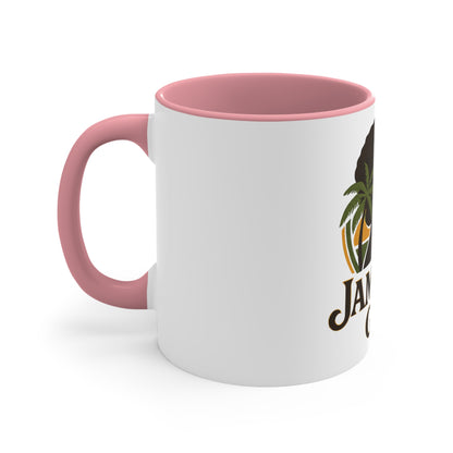 Colorful Jamaican Accent Mug, 11oz Coffee Cup, Unique Gift, Office Decor, Fun Tea Mug, Vibrant Caribbean Style