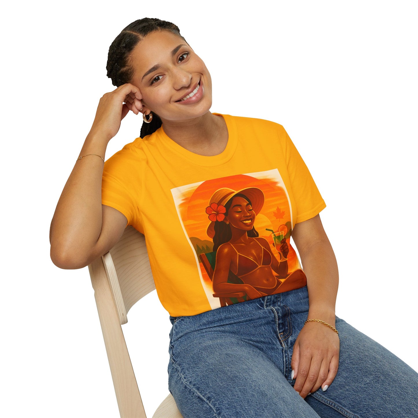 Tropical Vibes T-Shirt, Summer Graphic Tee, Vacation Outfit, Beachwear, Casual Wear, Gift for Her