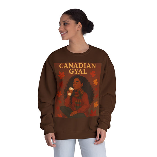 Cozy Canadian Sweatshirt, Unisex Fall Apparel, Perfect for Autumn Celebrations, Unique Gift for Her, Warm and Stylish Crewneck