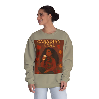 Cozy Canadian Sweatshirt, Unisex Fall Apparel, Perfect for Autumn Celebrations, Unique Gift for Her, Warm and Stylish Crewneck