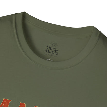 Maple Leaves & Patois Please Unisex T-Shirt, Casual Tee, Gift for Nature Lovers, Summer Wear, Eco-Friendly Fashion