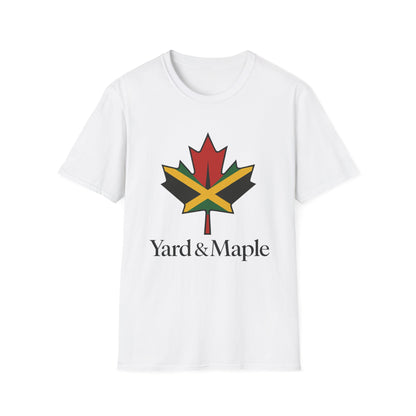 Yard & Maple Unisex Softstyle T-Shirt, Casual Summer Tee, Jamaican Theme Shirt, Cool Graphic Top, Gift for Nature Lovers