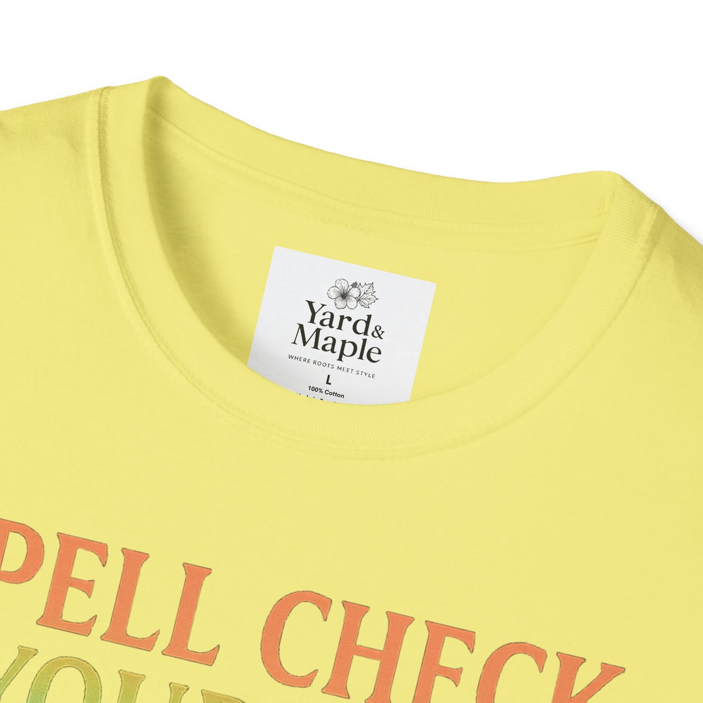 Spell Check Yourself Graphic Tee, Unisex Witch T-Shirt, Halloween Humor Top, Casual Witchy Apparel, Perfect for Spell Lovers