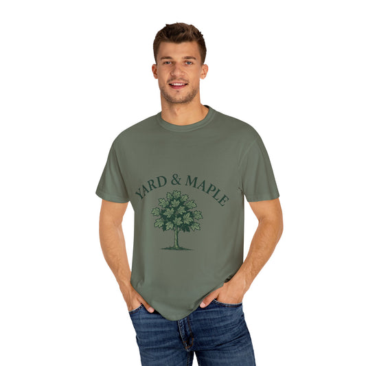 Yard & Maple Garment-Dyed T-Shirt for Nature Lovers, Comfortable Unisex Tee, Perfect for Casual Outings, Gifts for Tree Enthusiasts, [...]