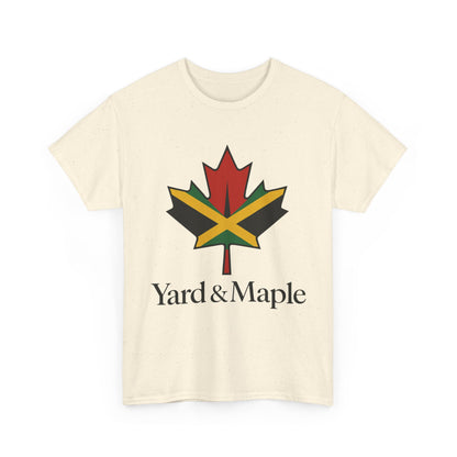 Yard & Maple Unisex Heavy Cotton Tee | Jamaican Pride, Canada Love, Streetwear, Gift for Him/Her, Summer Vibes