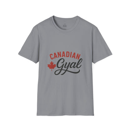 Canada Pride T-Shirt, Canadian Gyal Graphic Tee, Unisex T-Shirt for Her, Canada Day Gift, Maple Leaf Apparel