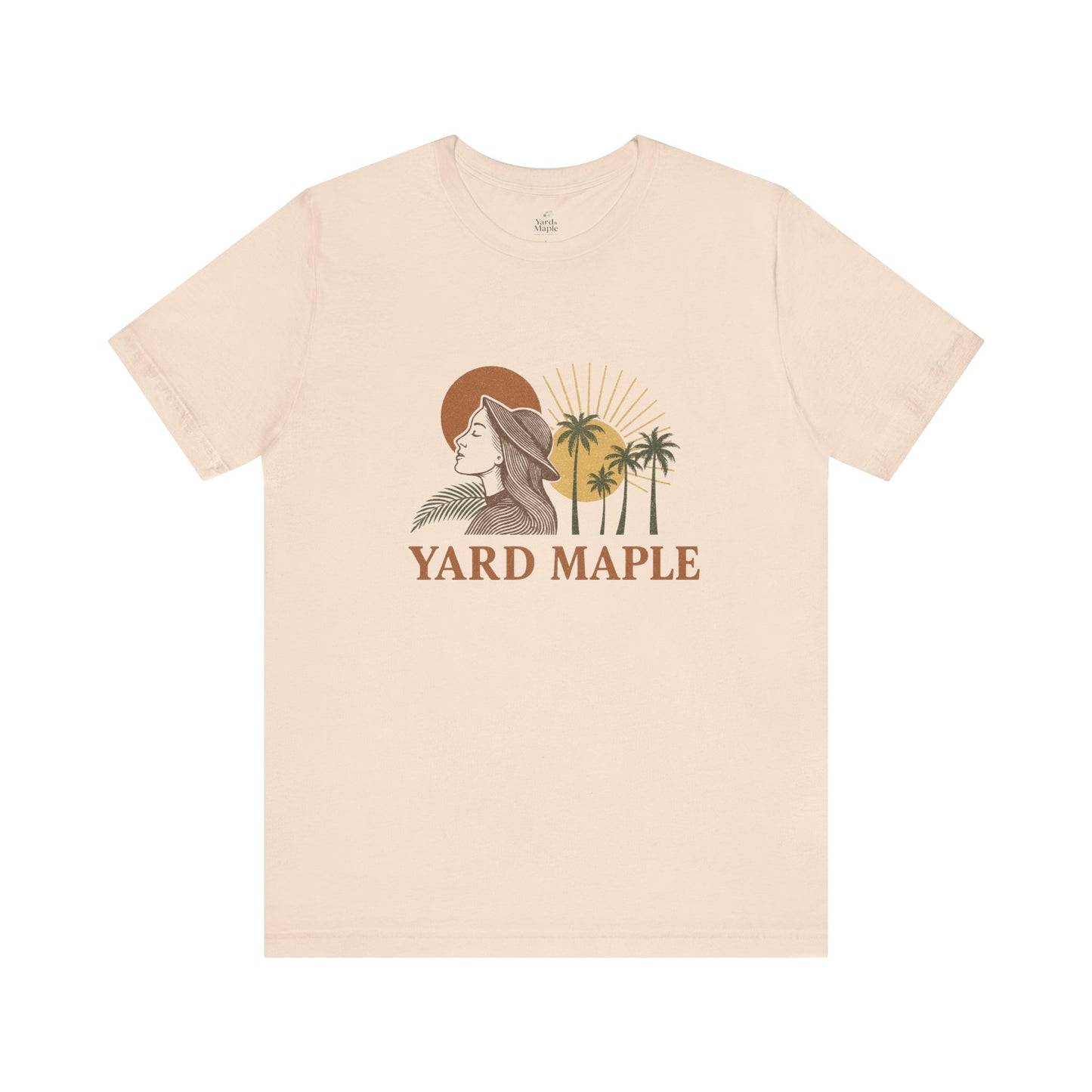 Yard Maple Graphic Tee, Casual Summer Shirt, Nature Lover Gift, Eco-Friendly Apparel, Beach Vibes Tee, Unique Unisex Apparel