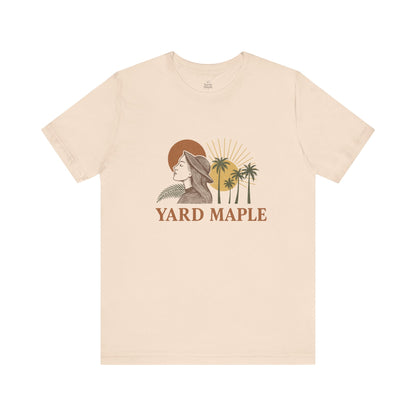Yard Maple Graphic Tee, Casual Summer Shirt, Nature Lover Gift, Eco-Friendly Apparel, Beach Vibes Tee, Unique Unisex Apparel