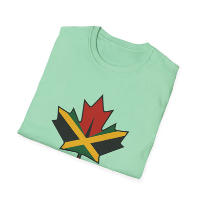 Yard & Maple Unisex Softstyle T-Shirt, Casual Summer Tee, Jamaican Theme Shirt, Cool Graphic Top, Gift for Nature Lovers