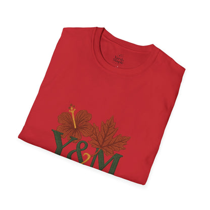 Yard & Maple Floral Unisex T-Shirt, Casual Tee, Nature Lover Gift, Spring Fashion, Graphic Shirt, Eco-Friendly Apparel
