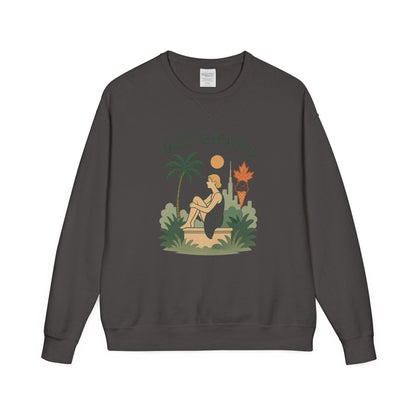 Yard & Maple Crewneck Sweatshirt, Cozy Sweatshirt, Unisex Apparel, Casual Wear, Summer Vibes, Gift for Him or Her