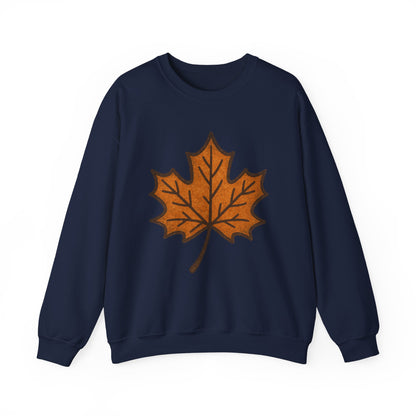 Autumn Leaf Sweatshirt | Unisex Cozy Crewneck | Fall Fashion, Thanksgiving Gift, Seasonal Style, Layering Essential