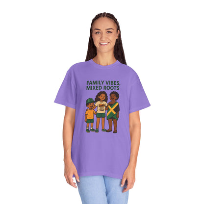 Family Vibes T-Shirt, Unisex Clothing, Mixed Roots Shirt, Family Reunion Outfit, Cultural Celebration Apparel, Summer Casual Wear