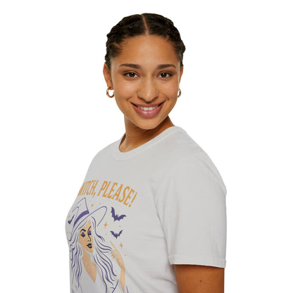 Witch Please Glam T-Shirt, Halloween Costume, Celestial T-Shirt, Gift for Her, Witchy Vibes, Boho Tee, Spooky Season Wear