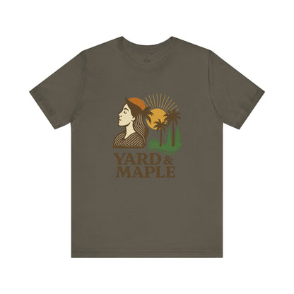 Yard & Maple Graphic Tee, Nature Inspired Unisex Shirt, Outdoor Lover Gift, Summer Vibes, Casual Wear, Vacation Essentials