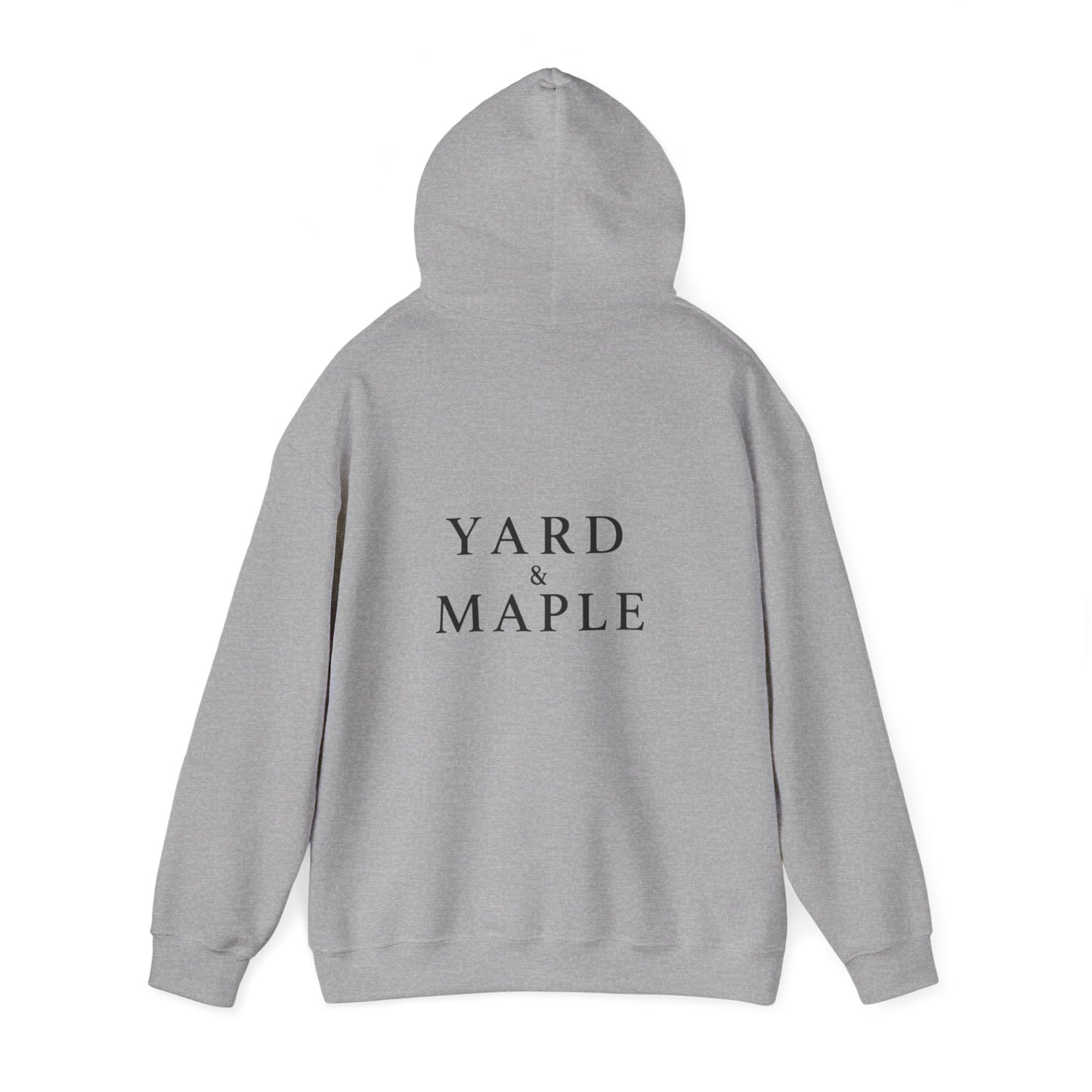 Maple & Hibiscus Hoodie — Yard & Maple Logo Cozy Pullover
