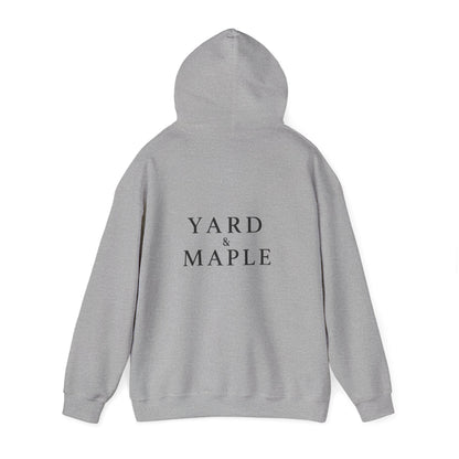 Maple & Hibiscus Hoodie — Yard & Maple Logo Cozy Pullover