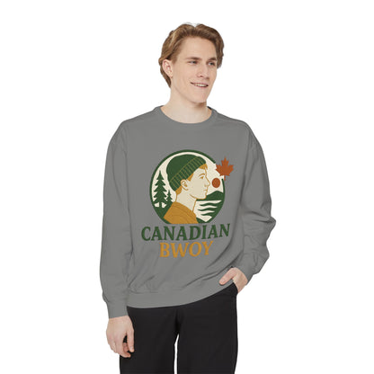 Canadian Bwoy Sweatshirt, Unisex Cozy Apparel, Gift for Canada Day, Casual Streetwear, Nature Lover Sweatshirt, Fall Fashion