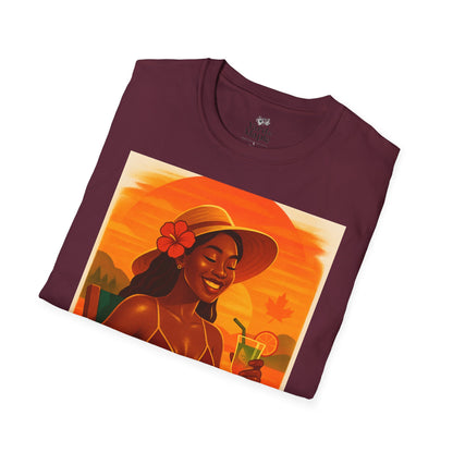 Tropical Vibes T-Shirt, Summer Graphic Tee, Vacation Outfit, Beachwear, Casual Wear, Gift for Her