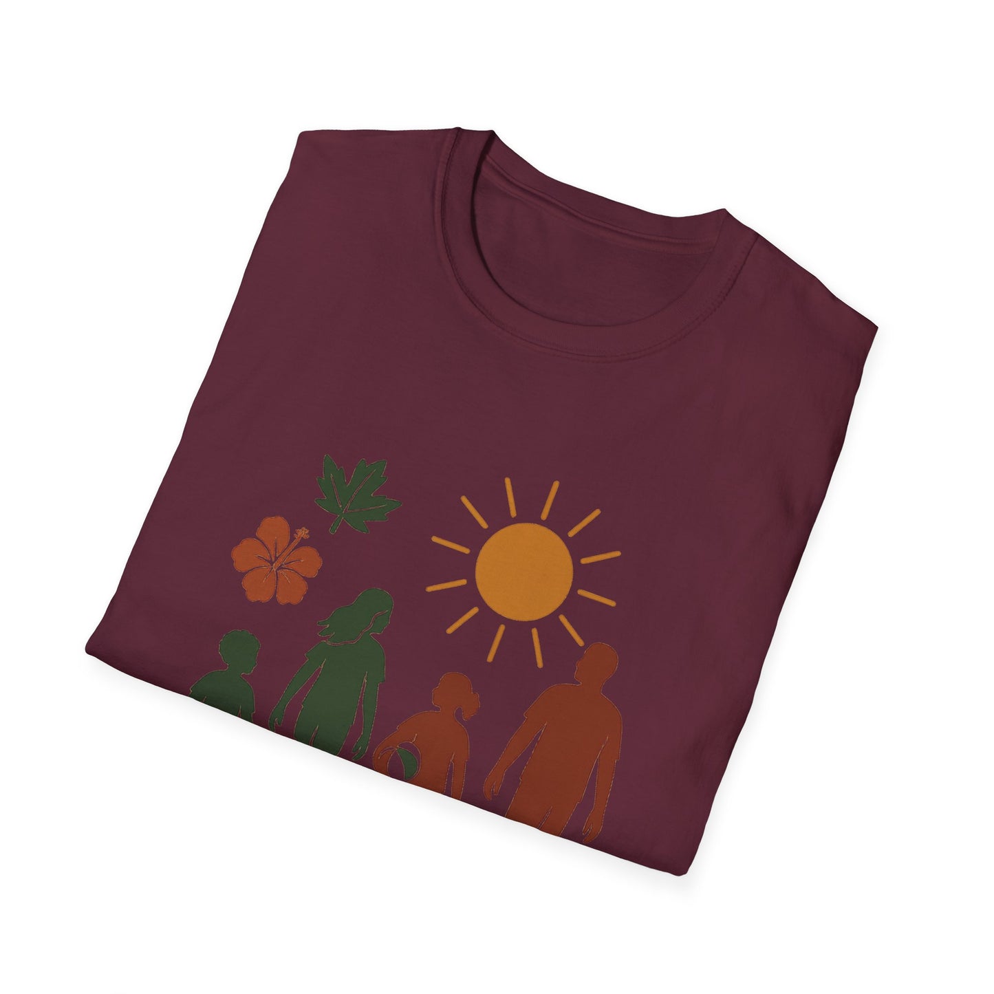 Family Beach Day Unisex T-Shirt, Summer Tee, Vacation Shirt, Outdoor Fun Top, Gift for Dad, Mom, Kids