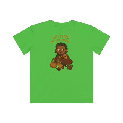 Kids Halloween Tee, Lil Ting of the Night Shirt, Spooky Costume, Autumn Apparel, Trick or Treat Shirt, Fun Kids Clothing