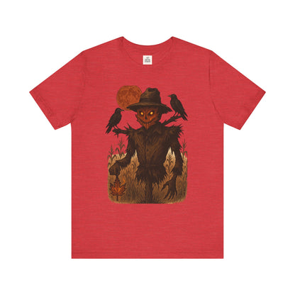 Spooky Scarecrow Graphic Tee | Unisex Halloween Shirt, Fall Fashion, Halloween Costume Tee, Scary Tee, Gift for Horror Lovers