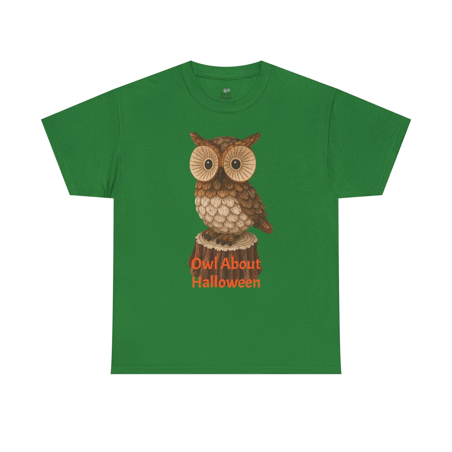 Halloween Owl Tee, Perfect for Fall Celebrations, Unisex Cotton Shirt, Cute Gift for Owl Lovers, Halloween Party Apparel, Fun Autumn Wear