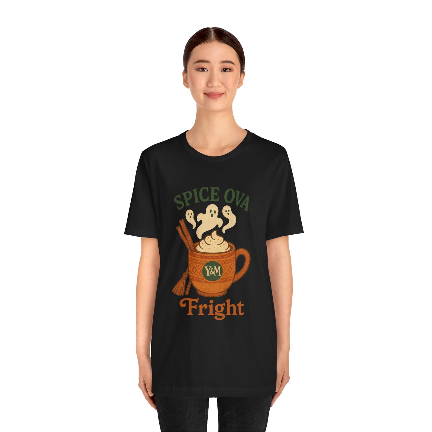 Spice Ova Fright Unisex Short Sleeve Tee | Cozy Halloween T-Shirt, Fall Celebration, Pumpkin Spice Vibes, Gift for Pumpkin Lovers, Fun [...]