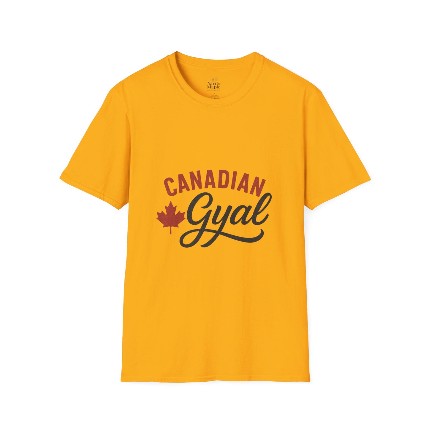 Canada Pride T-Shirt, Canadian Gyal Graphic Tee, Unisex T-Shirt for Her, Canada Day Gift, Maple Leaf Apparel