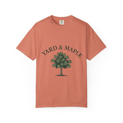 Yard & Maple Garment-Dyed T-Shirt for Nature Lovers, Comfortable Unisex Tee, Perfect for Casual Outings, Gifts for Tree Enthusiasts, [...]
