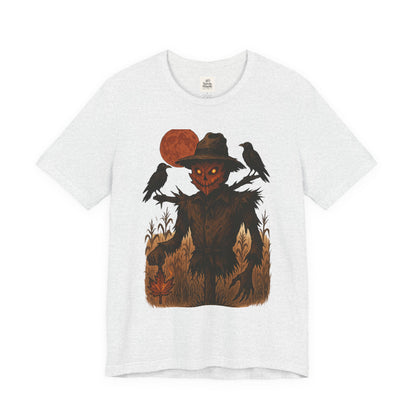 Spooky Scarecrow Graphic Tee | Unisex Halloween Shirt, Fall Fashion, Halloween Costume Tee, Scary Tee, Gift for Horror Lovers
