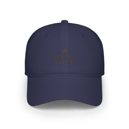 Trendy Low Profile Baseball Cap, Casual Hat, Outdoor Cap, Gift for Him/Her, Summer Accessory, Yard & Maple Design