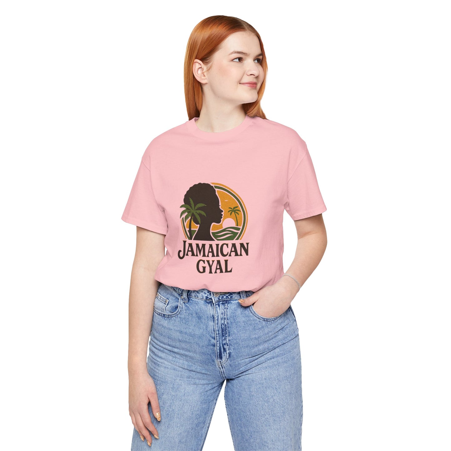 Jamaican Gyal Tee, Caribbean Vibe T-Shirt, Unisex Summer Shirt, Gift for Her, Tropical Style Apparel