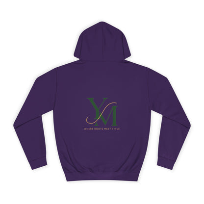 Cozy Unisex College Hoodie - Yard & Maple, Casual Wear, Student Gift, Outdoor Activity Sweater, Fall Fashion