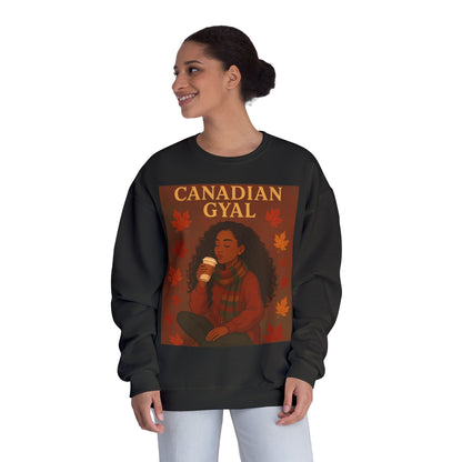 Cozy Canadian Sweatshirt, Unisex Fall Apparel, Perfect for Autumn Celebrations, Unique Gift for Her, Warm and Stylish Crewneck