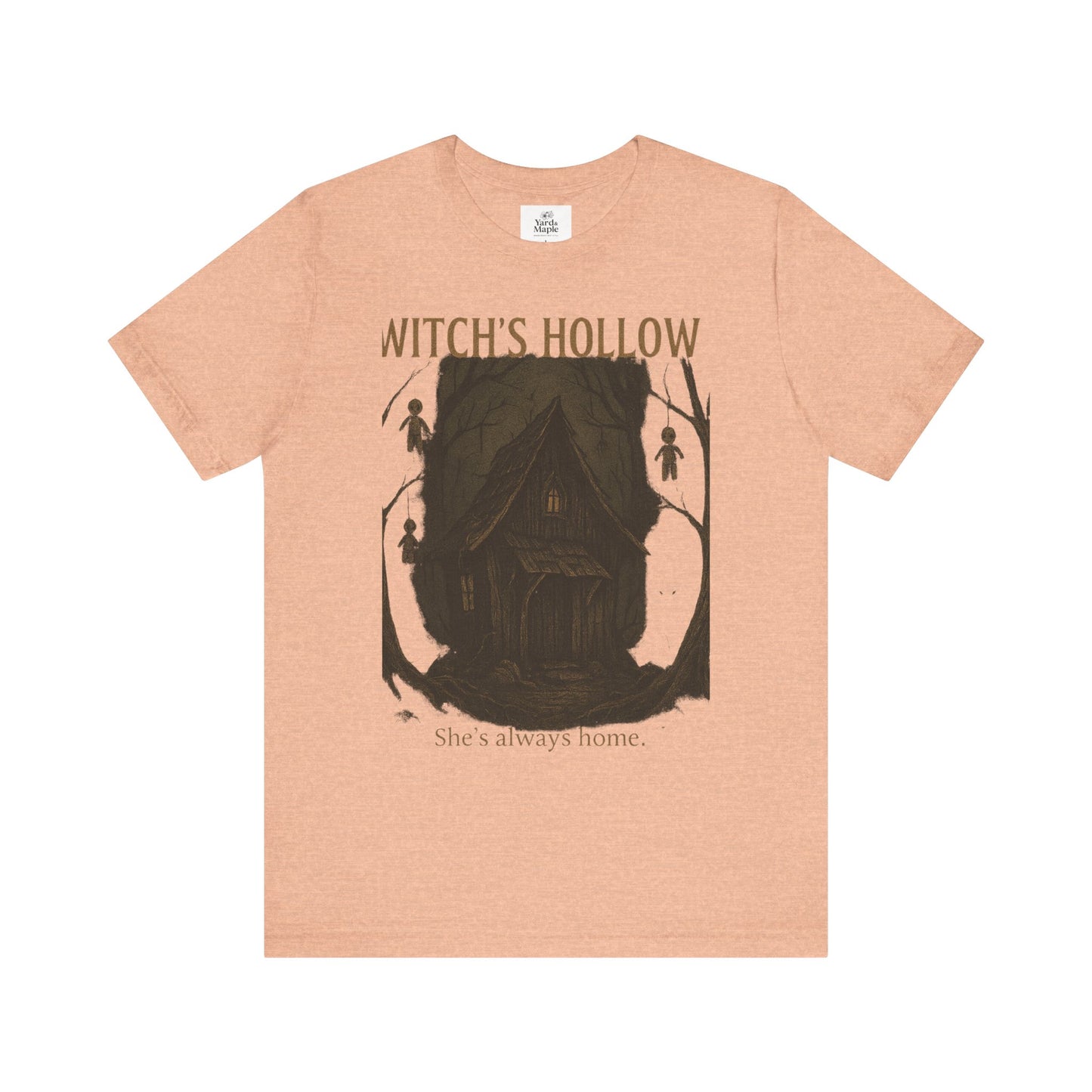 Witch's Hollow Tee, Fall Fashion, Halloween Apparel, Spooky Shirt, Gift for Witches, Unisex Graphic Tee, Cozy Autumn Wear