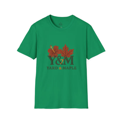 Yard & Maple Floral Unisex T-Shirt, Casual Tee, Nature Lover Gift, Spring Fashion, Graphic Shirt, Eco-Friendly Apparel