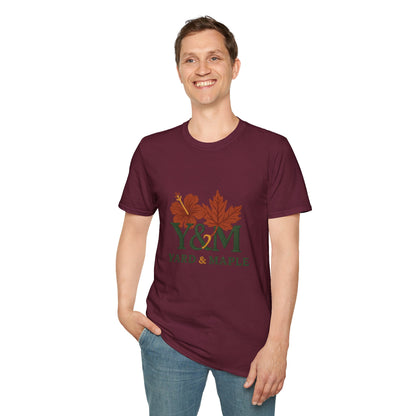 Yard & Maple Floral Unisex T-Shirt, Casual Tee, Nature Lover Gift, Spring Fashion, Graphic Shirt, Eco-Friendly Apparel