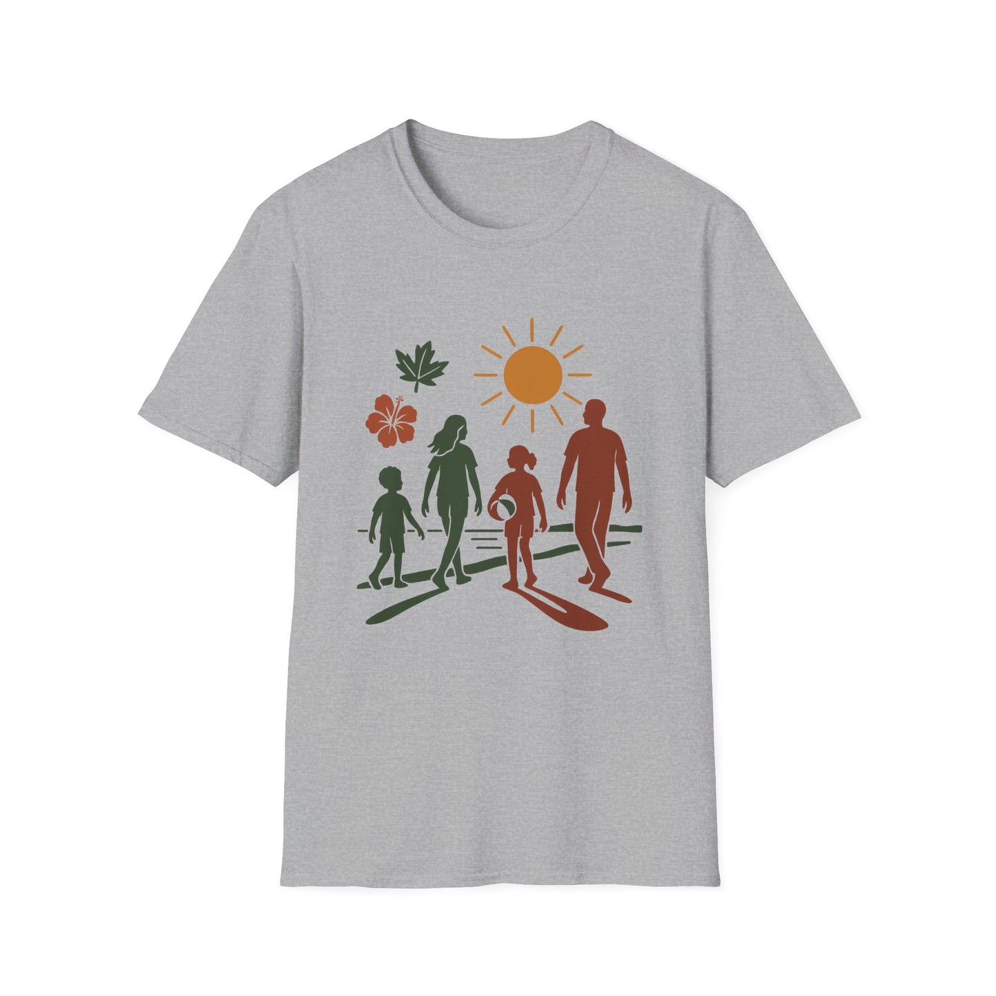 Family Beach Day Unisex T-Shirt, Summer Tee, Vacation Shirt, Outdoor Fun Top, Gift for Dad, Mom, Kids