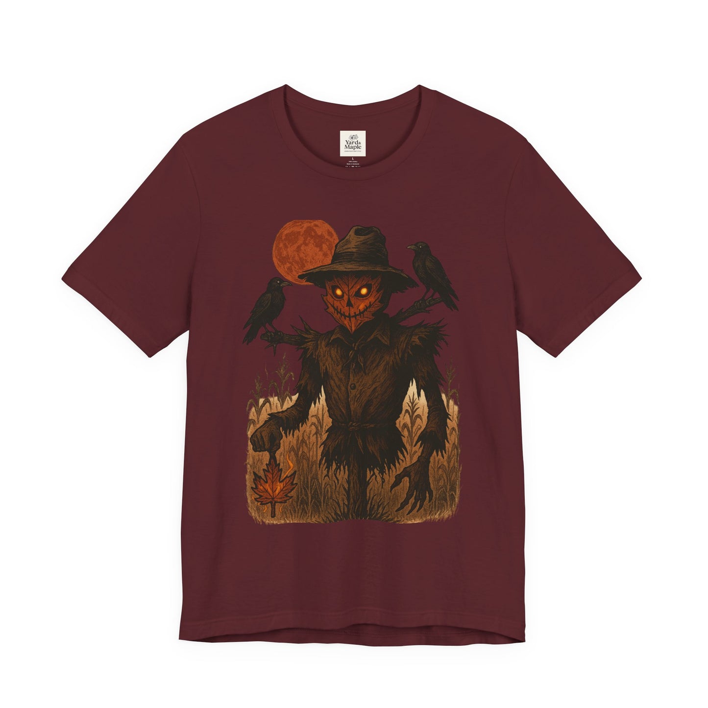 Spooky Scarecrow Graphic Tee | Unisex Halloween Shirt, Fall Fashion, Halloween Costume Tee, Scary Tee, Gift for Horror Lovers