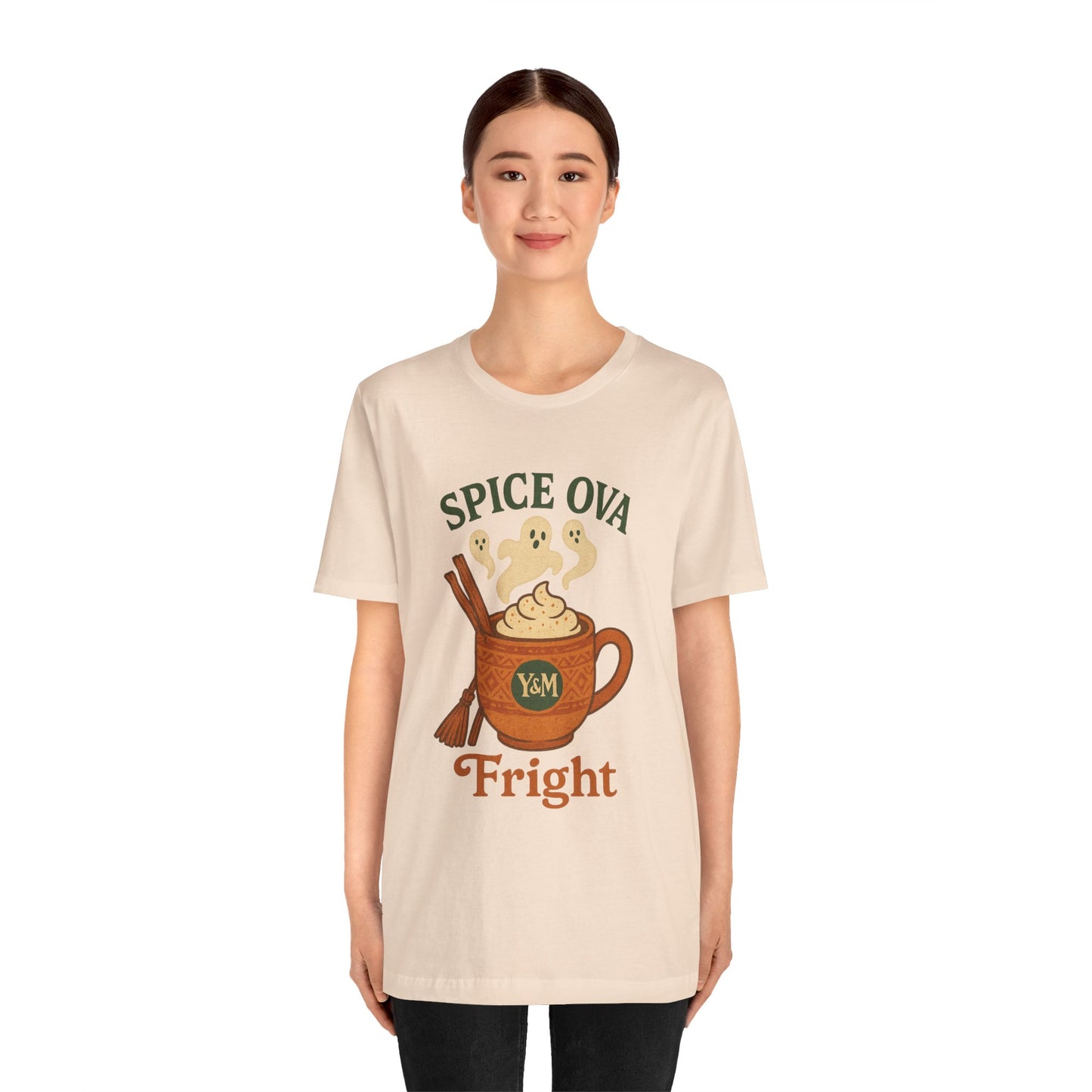 Spice Ova Fright Unisex Short Sleeve Tee | Cozy Halloween T-Shirt, Fall Celebration, Pumpkin Spice Vibes, Gift for Pumpkin Lovers, Fun [...]