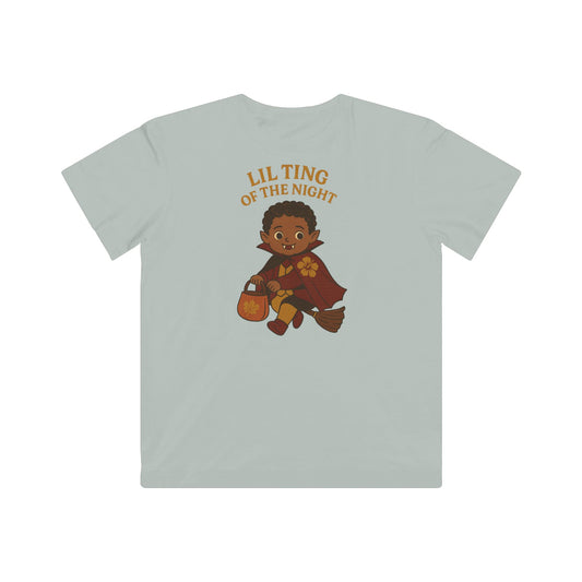 Kids Halloween Tee, Lil Ting of the Night Shirt, Spooky Costume, Autumn Apparel, Trick or Treat Shirt, Fun Kids Clothing